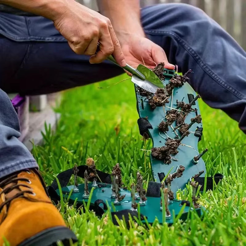 AirStride Aerator Shoes I Revives compacted lawns with ease