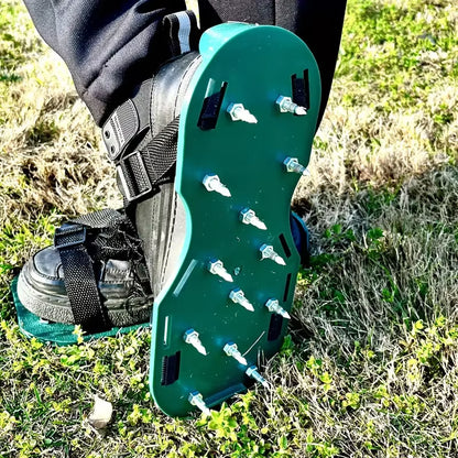 AirStride Aerator Shoes I Revives compacted lawns with ease