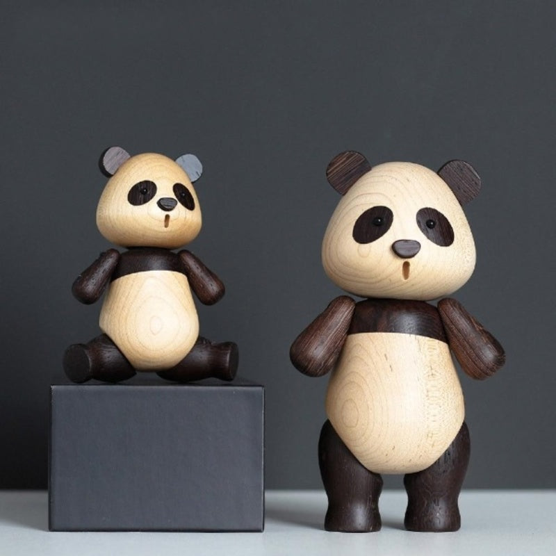 Wooden Panda Figures™