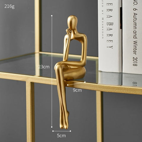 Nordic abstract golden statues™